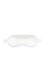 slip Pure Silk Sleep Mask in White, view 1, click to view large image.