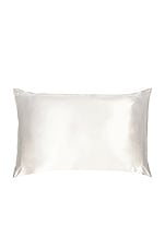 slip King Pure Silk Pillowcase in White, view 1, click to view large image.