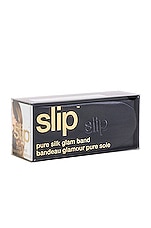 slip Pure Silk Glam Band in Black, view 2, click to view large image.