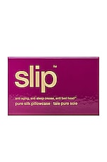slip Pure Silk Queen Pillowcase in Ultra Violet, view 2, click to view large image.