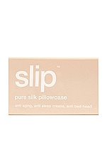 slip Queen/Standard Pure Silk Pillowcase in Caramel, view 2, click to view large image.