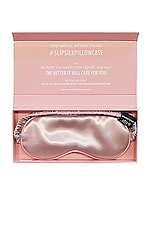 slip Pure Silk Sleep Mask in Pink, view 3, click to view large image.