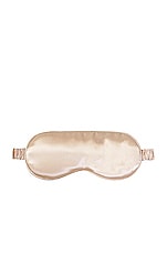 slip Pure Silk Sleep Mask in Caramel, view 1, click to view large image.