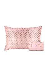 slip Queen Pillowcase in Petal, view 1, click to view large image.