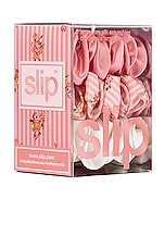 slip Large Scrunchies Set Of 3 in Petal, view 4, click to view large image.