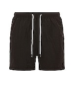 Solid & Striped The Classic Shorts in Black, view 1, click to view large image.
