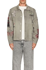 Samuel Zelig New Rituals Chore Jacket in Oil Wash, view 4, click to view large image.