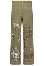 Samuel Zelig New Rituals Pant in Green, view 2, click to view large image.