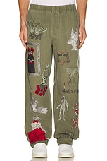 Samuel Zelig New Rituals Pant in Green, view 4, click to view large image.