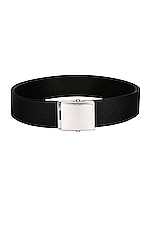 Stella McCartney Eco Belt in Black, view 1, click to view large image.
