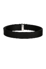 Stella McCartney Eco Belt in Black, view 2, click to view large image.