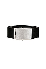 Stella McCartney Eco Belt in Black, view 3, click to view large image.