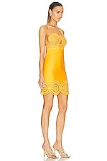 Stella McCartney Mini Dress in Sunflower, view 2, click to view large image.