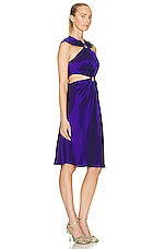 Stella McCartney Sleeveless Midi Dress in Sapphire Blue, view 2, click to view large image.