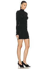 Stella McCartney Long Sleeve Dress in Black, view 3, click to view large image.