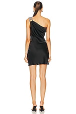 Stella McCartney Mini Falabella Crystal Dress in Black, view 4, click to view large image.