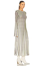 Stella McCartney Lurex Knit Long Dress in Multicolor, view 2, click to view large image.