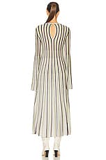 Stella McCartney Lurex Knit Long Dress in Multicolor, view 3, click to view large image.