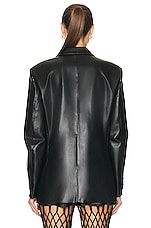 Stella McCartney Double Breasted Jacket in Black, view 3, click to view large image.