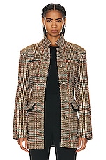 Stella McCartney Short Coat in Camel, view 2, click to view large image.