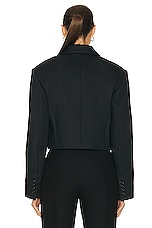 Stella McCartney Pocket Detailed Jacket in Ink, view 3, click to view large image.