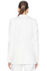 Stella McCartney Iconic Fitted Jacket in Cream, view 3, click to view large image.