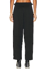 Stella McCartney Tapered Cargo Trouser in Black, view 3, click to view large image.