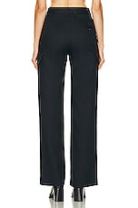 Stella McCartney Tailored Straight Cargo Trouser in Ink, view 3, click to view large image.