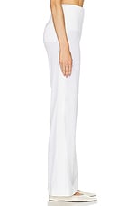 Stella McCartney Iconic Flared Trouser in Cream, view 3, click to view large image.