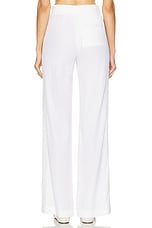 Stella McCartney Iconic Flared Trouser in Cream, view 4, click to view large image.