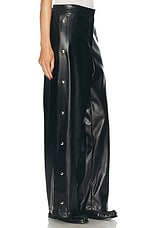 Stella McCartney Snapped Altermat Pant in Black, view 3, click to view large image.