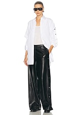 Stella McCartney Snapped Altermat Pant in Black, view 6, click to view large image.