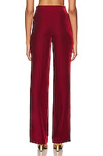 Stella McCartney Straight Leg Pant in Cherry, view 3, click to view large image.