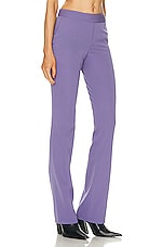 Stella McCartney Low Waist Slim Pant in Mauve, view 2, click to view large image.