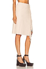 Stella McCartney Pencil Skirt in Oat, view 2, click to view large image.
