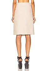 Stella McCartney Pencil Skirt in Oat, view 4, click to view large image.