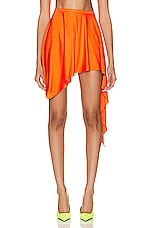 Stella McCartney Skirt in Glow Orange, view 1, click to view large image.