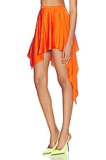 Stella McCartney Skirt in Glow Orange, view 3, click to view large image.