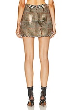 Stella McCartney Mini Skirt in Camel, view 3, click to view large image.