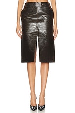 Stella McCartney Altermat Skirt in Liquorice, view 1, click to view large image.