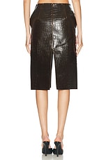 Stella McCartney Altermat Skirt in Liquorice, view 4, click to view large image.