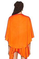 Stella McCartney Fluid Tee Top in Glow Orange, view 3, click to view large image.