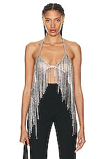 Stella McCartney Jewelry Bra in Crystal, view 1, click to view large image.