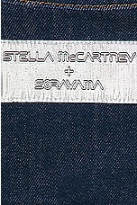 Stella McCartney X Sorayama Denim Shirt in Dark Blue, view 7, click to view large image.
