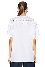 Stella McCartney X Sorayama White T-shirt in Pure White, view 3, click to view large image.