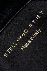 Stella McCartney Satin Chain Falabella Pouch in Black, view 6, click to view large image.