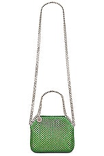 Stella McCartney Falabella Mini Shoulder Bag in Fluo Green, view 1, click to view large image.