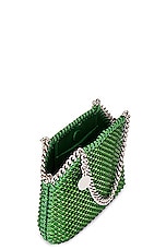 Stella McCartney Falabella Mini Shoulder Bag in Fluo Green, view 6, click to view large image.