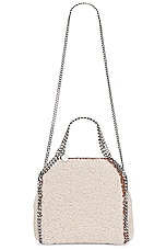 Stella McCartney Falabella Mini Tote Bag in Oat, view 1, click to view large image.