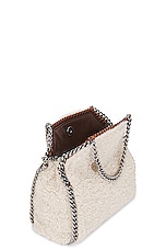 Stella McCartney Falabella Mini Tote Bag in Oat, view 6, click to view large image.